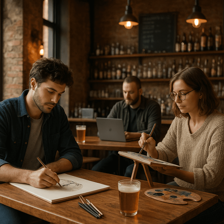 Bary, gdzie spotykają się lokalni twórcy