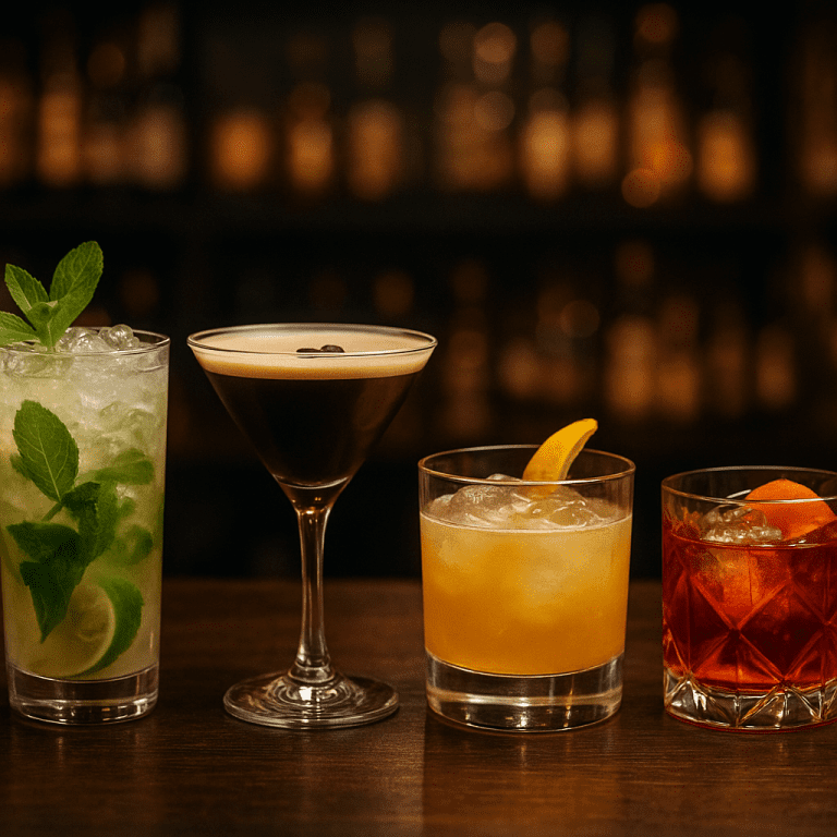 Co pić nocą – najlepsze koktajle barowe