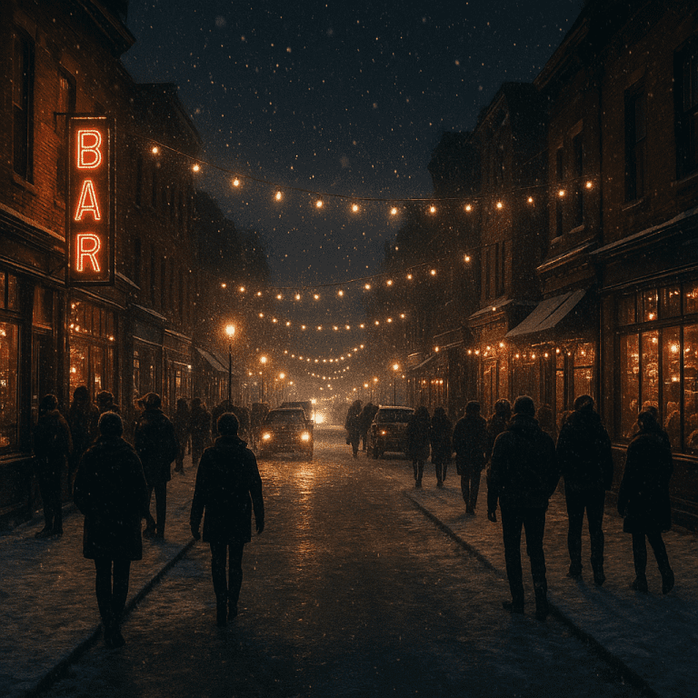 Jak wygląda nocne życie zimą