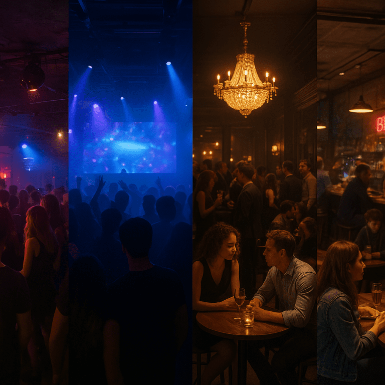 Jak zmieniają się kluby w różnych dzielnicach