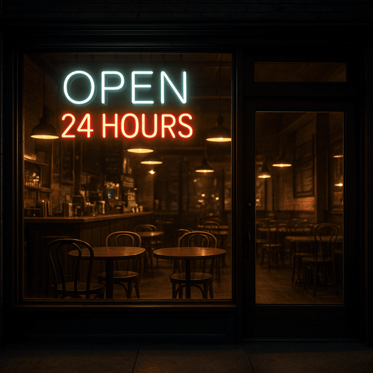 Kawiarnie otwarte 24 godziny