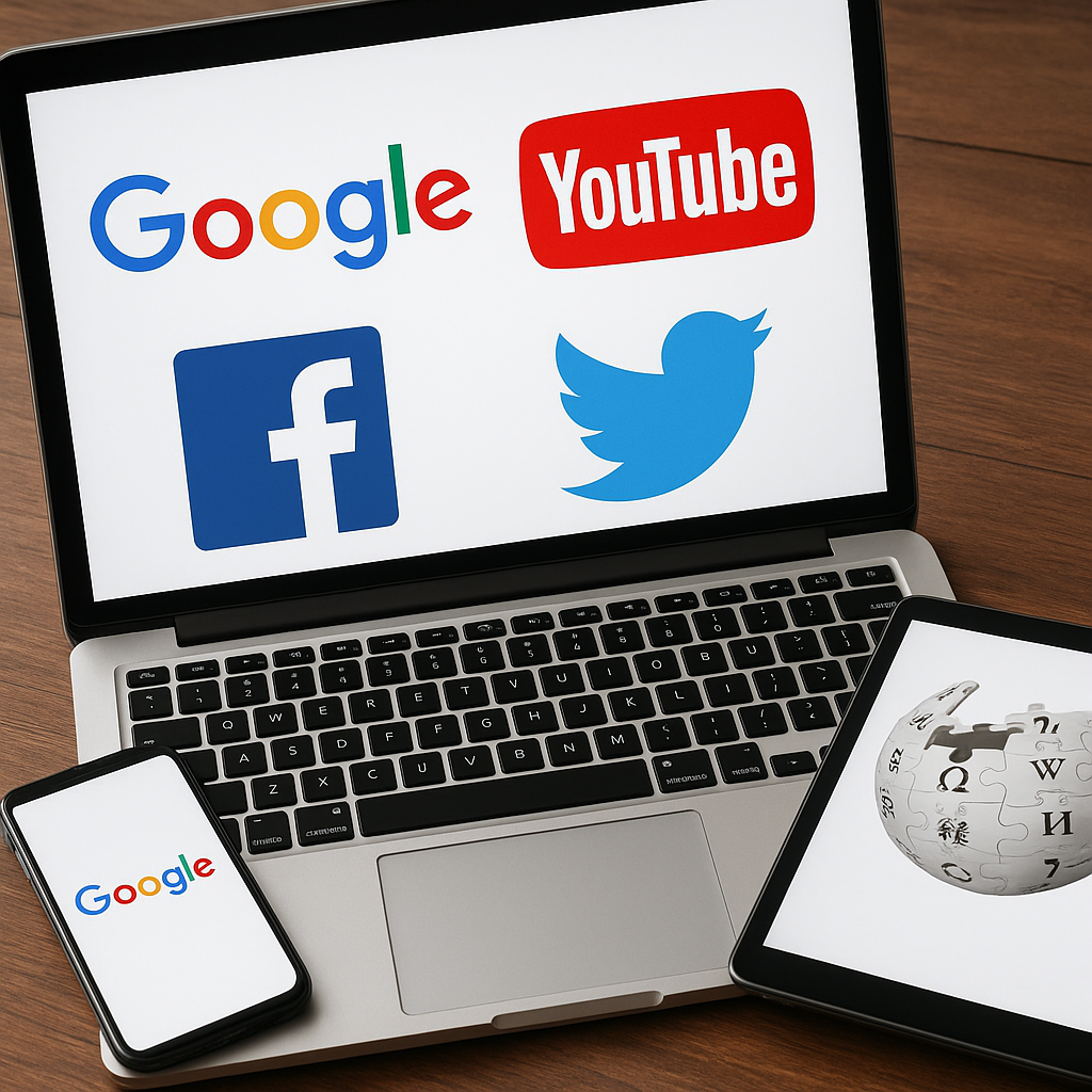 Najpopularniejsze strony WWW na świecie