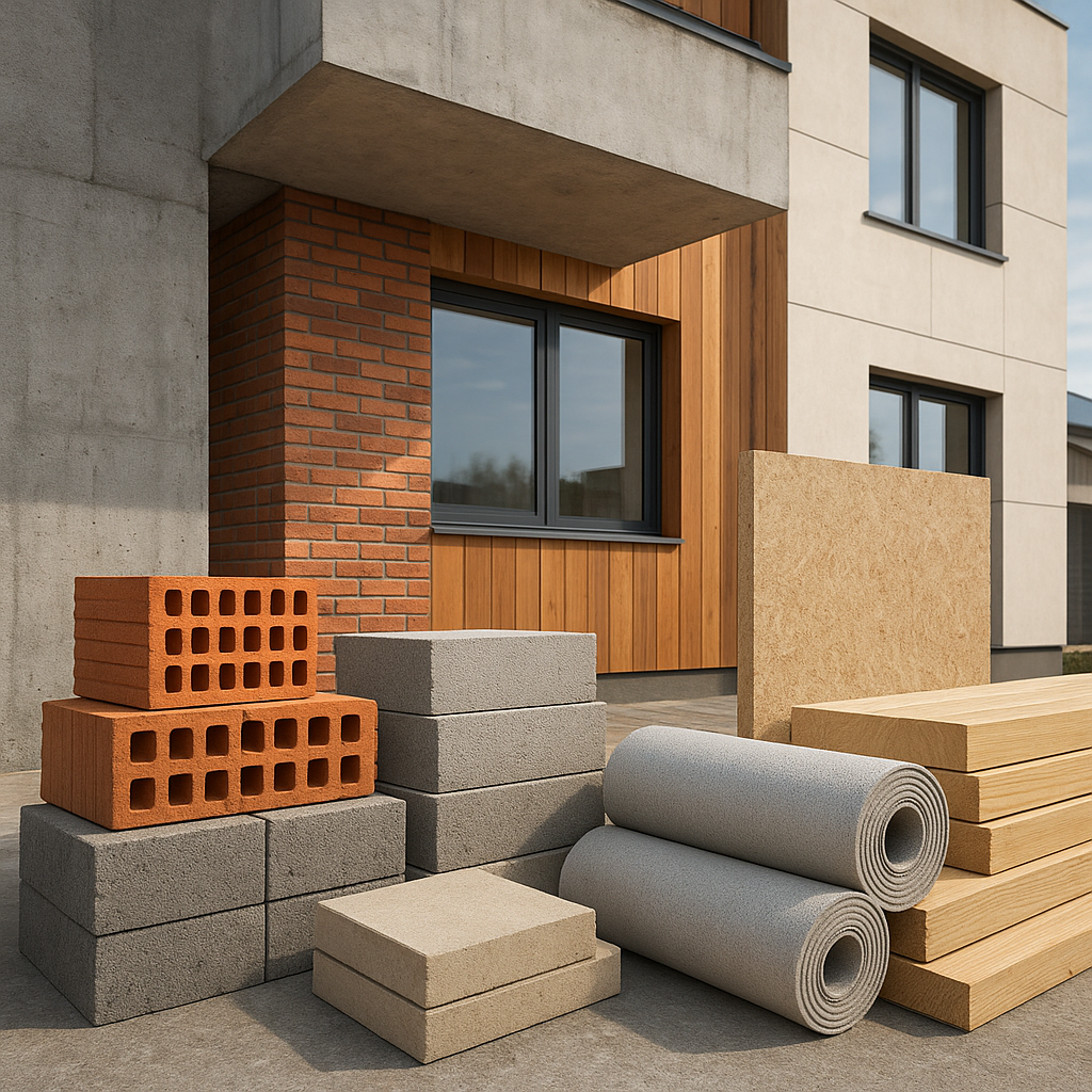 Materiały budowlane w architekturze – zastosowanie