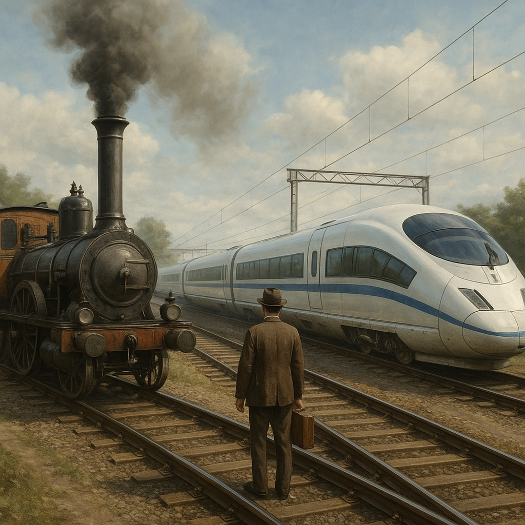 Historia kolei – rozwój transportu