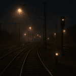 Kolej nocą – praca, sygnały i oświetlenie infrastruktury
