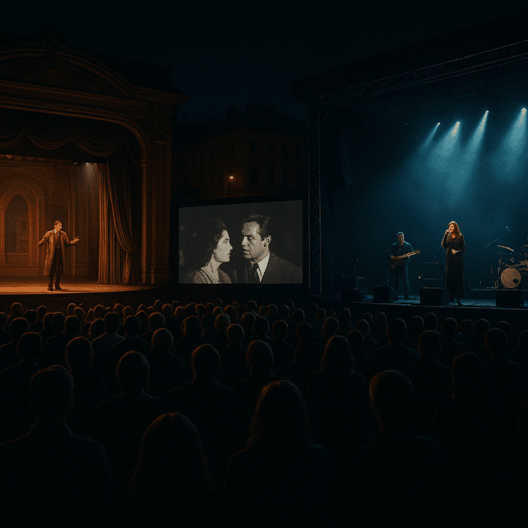 Nocne wydarzenia kulturalne – teatr, kino, koncert