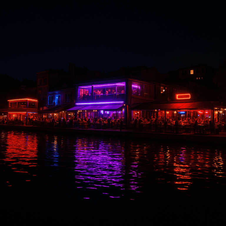Nocne życie nad rzeką – bary i kluby przy wodzie