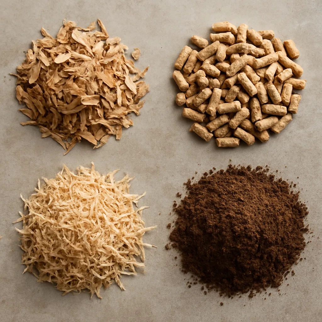 Rodzaje biosurowców wykorzystywanych w przemyśle