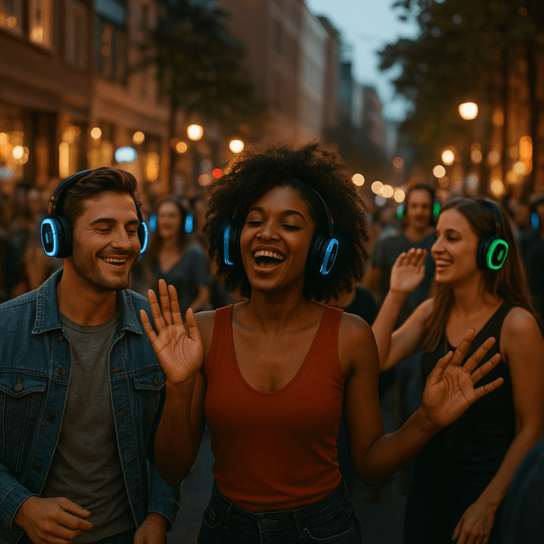 Gdzie w mieście odbywają się najlepsze silent party