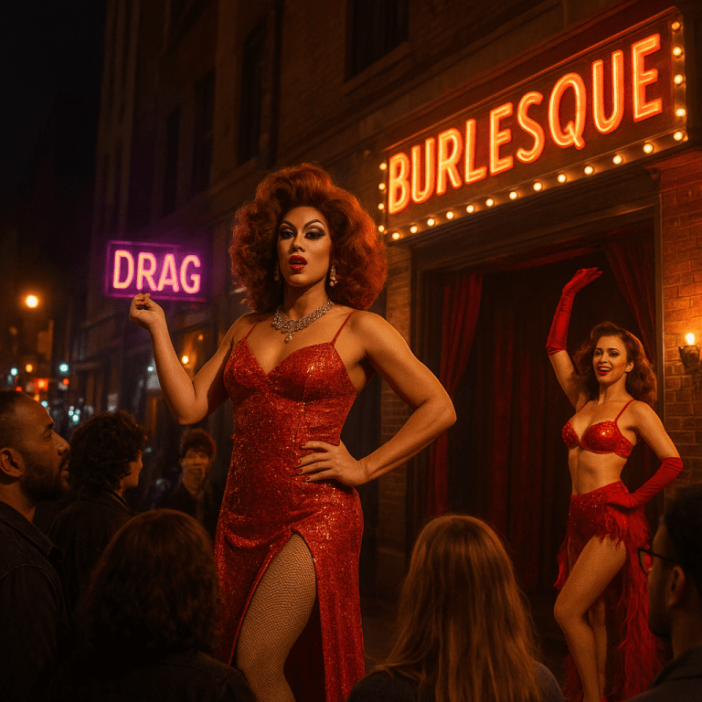 Jak wygląda scena drag i burleski w mieście
