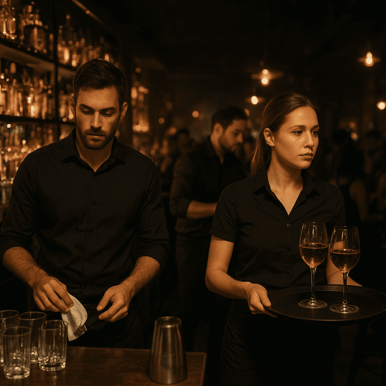 Jak wygląda życie nocne kelnerów i barmanów