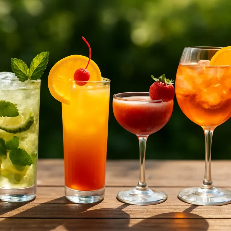 Jakie drinki królują w sezonie letnim
