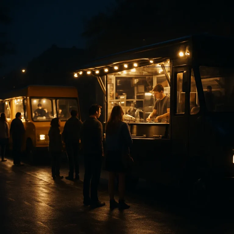 Nocne życie food trucków
