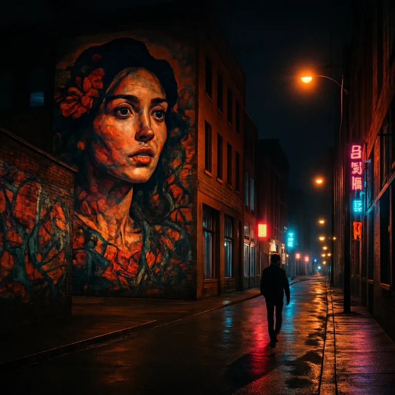 Nocne życie a sztuka uliczna – murale i światła