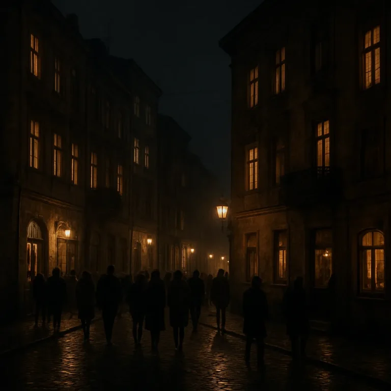 Nocne życie w starych kamienicach